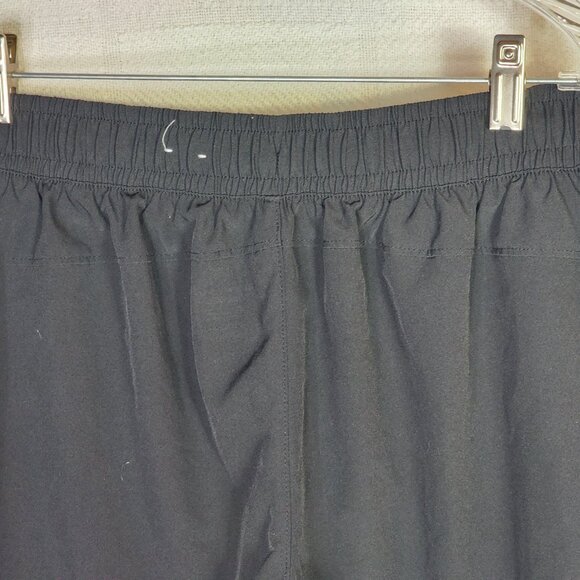 Tek Gear DryTek Poly Span Black Moisture Wicking Elastic Tie Waist Shorts Size S - Picture 11 of 16